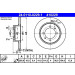 Bremsscheibe Mitsubishi T. Carisma/Space Star 1.3-1.8 95-06 | 24.0110-0229.1