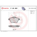 BREMBO Bremsklötze HA | ALFA 156, 164, 166 LANCIA Kappa 94-01 | P 23 067