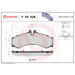 BREMBO Bremsklötze VA | MERCEDES Sprinter VW LT28-46 96-06 | P 50 028