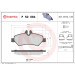 BREMBO Bremsklötze HA | MERCEDES Sprinter,VW LT 06 | P 50 084