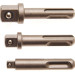 BGS Adapter-Satz | SDS - Außenvierkant 6,3 mm (1/4""""), 10 mm (3/8""""), 12,5 mm (1/2"""") | 3-tlg | 8214