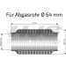 Flexrohr, Abgasanlage | Flexrohrverbinder DM 64mm | 83 00 8335