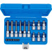 BGS Bit-Einsatz-Satz | Antrieb Innenvierkant 6,3 mm (1/4"""") / 12,5 mm (1/2"""") | T-Profil (für Torx) | 18-tlg | 5173