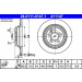 Bremsscheibe Volvo T. S60/S80/V60/V70/Xc70 07 | 24.0111-0147.1