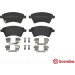 BREMBO Bremsklötze VA | FIAT Sedici 06-14 | P 23 105