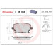 BREMBO Bremsklötze HA | VW Phaeton 02-16 | P 85 064