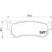 BREMBO Bremsklötze HA | DAEWOO,CHEV Lacetti,Nubira 03 | P 10 001 BREMBO Bremsklötze HA | DAEWOO,CHEV Lacetti,Nubira 03 | P 10 001