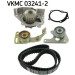 SKF Wasserpumpe + Zahnriemensatz | VKMC 03241-2