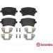 BREMBO Bremsklötze HA | AUDI A4, A6 VW T5 03-15 | P 85 076