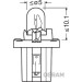 BAX8,5d Osram | 12V 2W BX8,5D | PLASTIKSOCKEL | 2722MFX