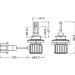 LEDriving HL BRIGHT H13 12V 15/10W P26.4t 6000K White 2 St. Osram | Keine ECE-Zulassung, nur Offroad | 9008DWBRT-2HFB