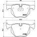 BREMBO Bremsklötze HA | BMW 7 01-09 | P 06 029