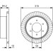 Bremsscheibe | MITSUBISHI | 0 986 479 C32