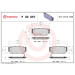 BREMBO Bremsklötze HA | SSANGYONG Kyron 05 | P 30 057