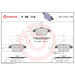 BREMBO Bremsklötze VA | AUDI Q3 SEAT Alhambra VW 10 | P 85 112