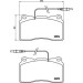 BREMBO Bremsklötze VA | PEUGEOT,FIAT,CITR,LANCIA 00 | P 23 082