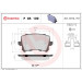 BREMBO Bremsklötze HA | AUDI Q3 SEAT VW Passat 05-18 | P 85 109