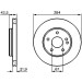 Bremsscheibe VA | MERCEDES W202 93 | 0 986 478 301