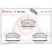 BREMBO Bremsklötze VA | KIA Carnival, Pregio 98-07 | P 30 012