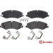 BREMBO Bremsklötze VA | LAND ROVER Discovery,RANGE ROVER Sport 05 | P 44 022