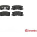 BREMBO Bremsklötze HA | CITROEN C-Crosser Peugeot 07 | P 54 031