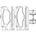 Bremsklötze | SEAT,VW | 0 986 494 057