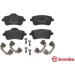 BREMBO Bremsklötze HA | MERCEDES GL-Klasse (X166) | P 50 101