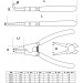 BGS Sprengringzangen-Satz | 150 mm | 4-tlg | 450