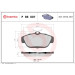 BREMBO Bremsklötze VA | VOLVO 940/960/S90 90 | P 86 007