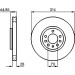 Bremsscheibe VA | OPEL Signum,Vectra,SAAB 9-3 02 | 0 986 479 143