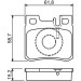 Bremsklötze | MERCEDES W124-Serie | 0 986 490 260