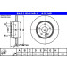 Bremsscheibe Db T. S210 2.0-4.3 Combi 96-03 | 24.0112-0149.1