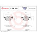 BREMBO Bremsklötze HA | BMW X5, X6 06-18 | P 06 056