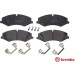 BREMBO Bremsklötze VA | LAND ROVER Range Rover 12 | P 44 024