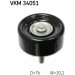 Umlenkrolle Multi-V | FORD Fiesta V,Mondeo III,Transit | VKM 34051