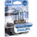 H4 12V 60/55W P43t WhiteVision Ultra 4200K 1 St. Blister Philips | PHILIPS 1Stk-Blister | 12342WVUB1