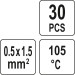 Wärmeschrumpfbares Zinn, 0,5û1,5 mm2, 30 Stück | YT-81441