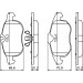 Bremsklötze | OPEL,CHEVROLET,FIAT,SAAB | 0 986 494 044