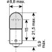 T6W Osram | 12V 6W BA9S | METALLSOCKEL | 3886X