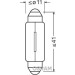 Festoon Osram | 24V 3W SV8,5-8 | SOFITTE | 6421