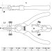BGS Sprengringzange | für Außensicherungen | 165 mm | 445