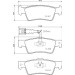 BREMBO Bremsklötze HA | VW Touareg 02-10 | P 85 163
