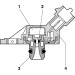 76 617 001 Temperatursensor | VOLVO C30,S60,V70,S80,XC90 00 | 0 261 230 110