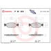 BREMBO Bremsklötze VA | CITROEN Saxo, Xsara PEUGEOT 106, 306 91-04 | P 61 051