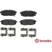 BREMBO Bremsklötze HA | SUBARU Legacy/Tribeca 05 | P 78 018 BREMBO Bremsklötze HA | SUBARU Legacy/Tribeca 05 | P 78 018