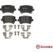 BREMBO Bremsklötze HA | AUDI,SEAT,SKODA,VW 03-15 | P 85 073