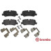 BREMBO Bremsklötze HA | LAND ROVER | P 44 019