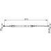 Handbremsseil re | BMW 5 03 | 1987477947 Handbremsseil re | BMW 5 03 | 1987477947
