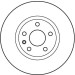 Bremsscheibe Opel P. Omega A/B | DF2645 Bremsscheibe Opel P. Omega A/B | DF2645
