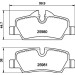 Bremsbelagsatz Mini T. Cooper/One 1,5-2,0 13 | 2598001